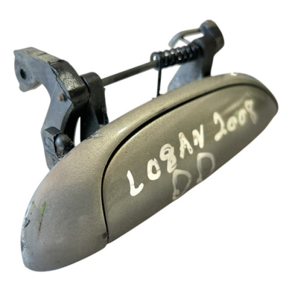 Maçaneta Externa Diant Direita Renault Logan 2008/12 Cx482m Prateado Dianteira