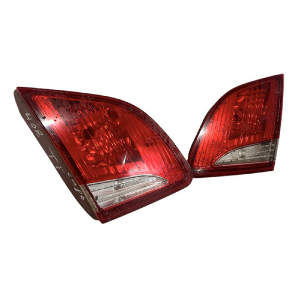 Par Lanterna Tampa Traseira Peugeot 408 2010 G12m C/detalhe