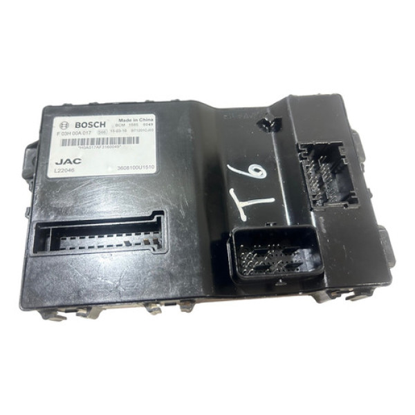 Módulo Bcm Jac T6 J5 2.0 2016 F03h00a017 Cx19s