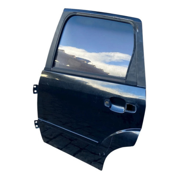 Porta Traseira Esquerda Ford Fiesta Hatch 2005 Mw Traseira Esquerdo Preto