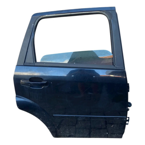 Porta Traseira Direita Ford Fiesta Hatch 2005 Mw Traseira Direita Preto