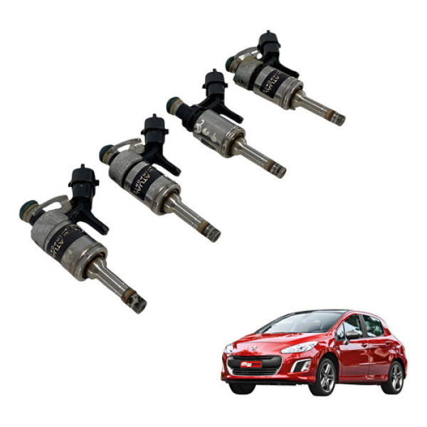 Jogo Bico Injetor Peugeot 308 408 C4 1.6 Thp Flex 2015 Cx411