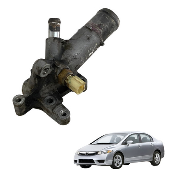 Flange Água Motor Honda New Civic 1.8 Aut 2009/2010 Cx412 Mw