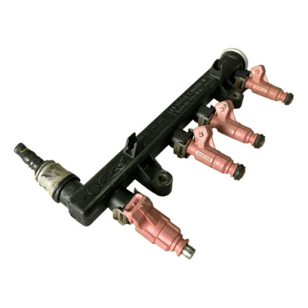 Flauta Com Bico Injetor 55240392 Fiat Siena 1.0 2013 Cx517m