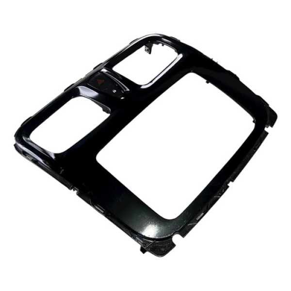 Moldura Central Painel Renault Logan Sandero 2015 Cx514 Mw Preto