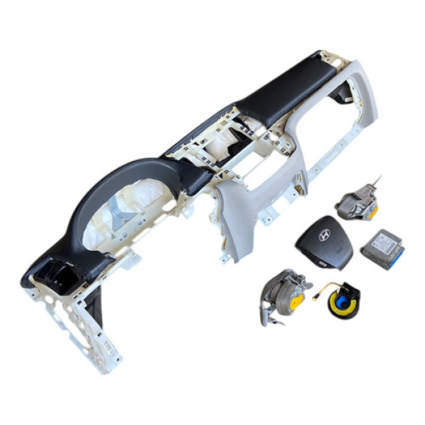 Kit Capa Painel Completo Hyundai Veracruz 3.8 V6 2010/2011 Cinza-escuro