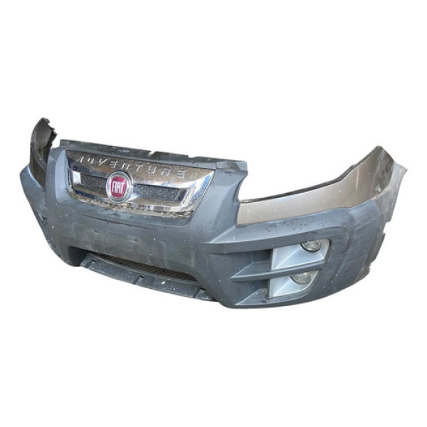 Parachoque Dianteiro Fiat Idea Adventure 2012/2016 Mw Cinza-escuro