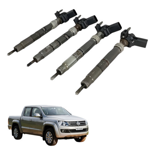 Jogo Bico Injetor Vw Amarok 2.0 Tdi 163cv 2011/2012 Cx412 Mw