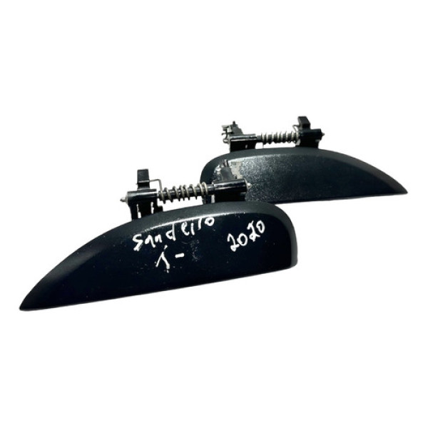 Par Maçaneta Externa Traseira Renault Sandero 2018 Cx110m